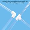 sourcing map 3-Piece Transparent PVC Tube, 14 mm ID, 18 mm OD, 500 mm Length, Acrylic Plastic Tube for Lamp Making, Floor Lamps, Furniture view 3