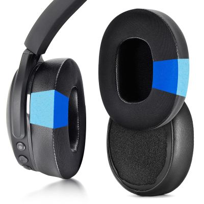 Replacement Ear Cushions for Skullcandy Crusher Wireless/Evo/ANC/Hesh3 (Black and Blue)