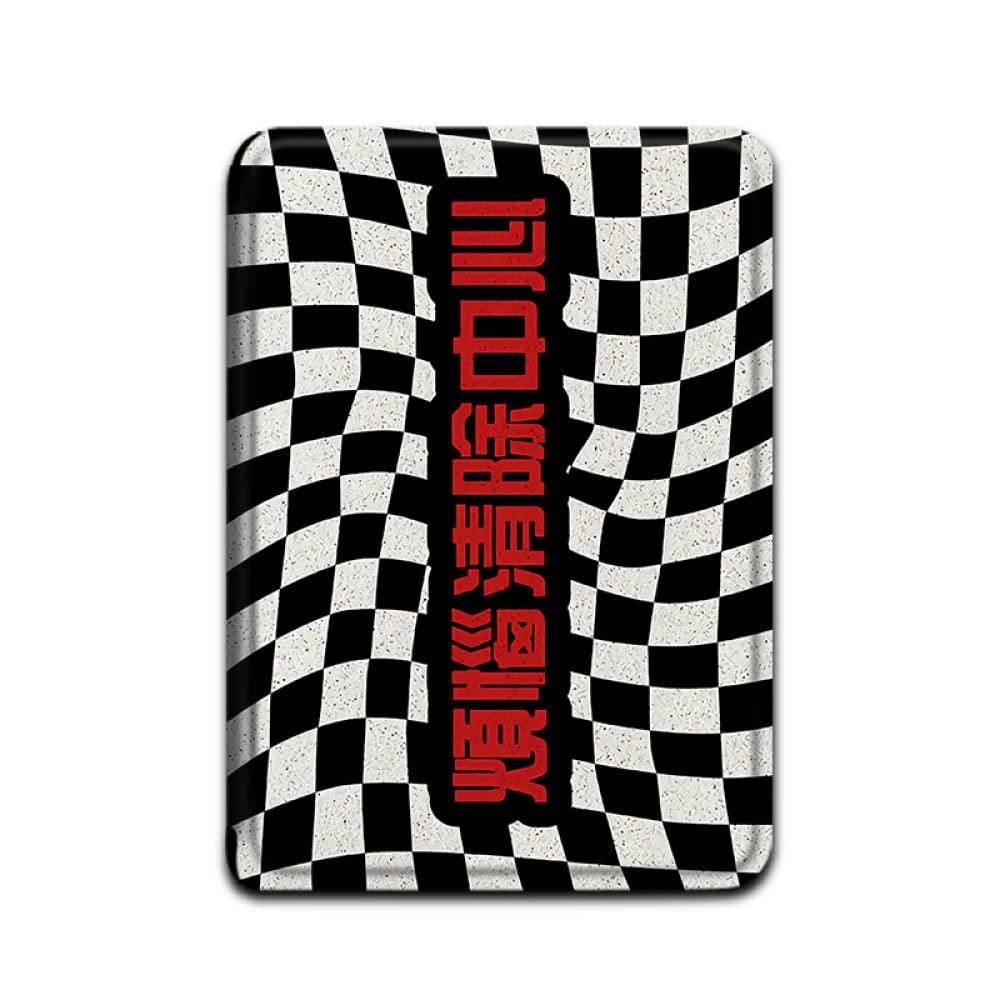 Nm460Gz Protective Case for Kindle Paperwhite 4/3/2/1, 958/658/558, 10th Gen 2018 and 8th Gen 2016, Youth Design, PU Leather, Retro Lettering, Black
