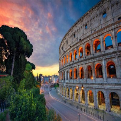 Haeran River Colosseum Rome Italy DIY 5D Diamond Painting Kit