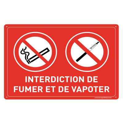 AUA SIGNALETIQUE 202129-AP-p-490x350 “Signal” Sign, Red, 490 x 350 mm