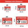 AUA SIGNALETIQUE 202129-AP-p-490x350 “Signal” Sign, Red, 490 x 350 mm view 2