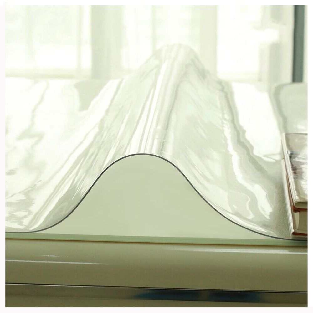 Transparent PVC Table Cover, Waterproof & Heat-Resistant, 45 x 180 cm
