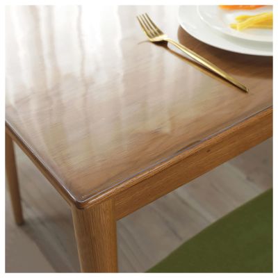 Transparent PVC Table Protector, Wipeable, Rectangular, 75 x 225 cm, 1.3 mm