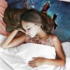 Starry Sky Duvet Cover Set with Pillowcase – Lightweight, Thermal Fleece, Warm, Soft view 3