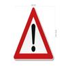 Hazard Warning Sign with Supplementary Signs, Compact Format (235 mm) | Exclamation Mark, Falling Roof Snow, Beware of Dog, Private Road | Traffic Sign No. 101 view 2