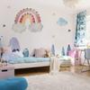 Muralo Self-Adhesive Watercolor Winter Rainbow Photo Wallpaper, 450 x 300 cm view 1