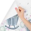 Muralo Non-Woven Photo Wallpaper, Illustrated Birds, Balloons, Flowers - 270 x 180 cm view 4