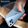 Yidai-Silu Transparent Case for iPhone 12, Screwless Stainless Steel + Silicone Protective Cover, 6.1", Gold view 4