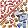 MegaHaustechnik 18 x 15 mm Copper Reducing Coupler view 3