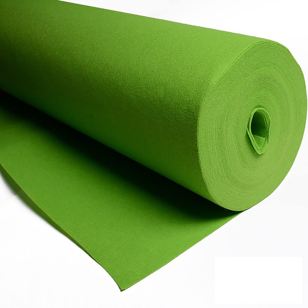 Yimihua Green Felt Fabric, 1 mm, 85 x 100 cm, Craft Felt Sheets