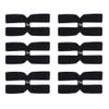 U/D Tennis Racket Weight and Balance Strips, H-Shape, 3 g, Silicone, 6-Piece Set (Black) view 4