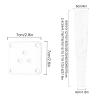 Xrdbfd 30 cm/12 in Wooden Furniture Legs, Straight, 8 cm/3 in view 2