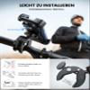 Lamicall Motorcycle Phone Mount for Motorcycle, Bicycle, and Scooter Handlebars view 4