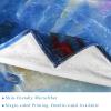 Wolves Toward the Moon Soft Fleece Throw Blanket, 150 x 130 cm view 2