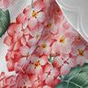 Manifattura Tessile Panama Tablecloth, Pink Hydrangeas, Square x12, 270 cm view 2