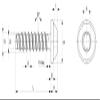Schriever STSplus 4 x 20 mm Stainless Steel Pan-Head Screw for Thermoplastics with Washer KN6038, 10 Pieces view 3
