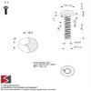 Schriever STSplus 4 x 20 mm Stainless Steel Pan-Head Screw for Thermoplastics with Washer KN6038, 10 Pieces view 4
