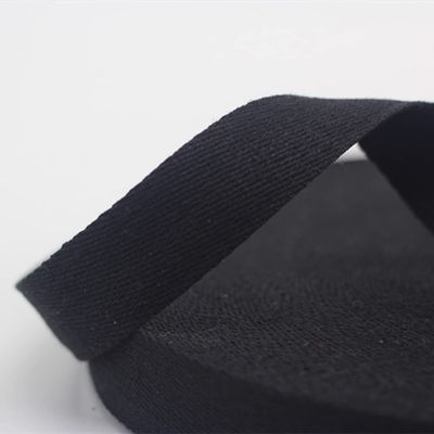 Duories 10-Yard Cotton Bias Tape, Twill Webbing for Bags and DIY Sewing, 38 mm, Black