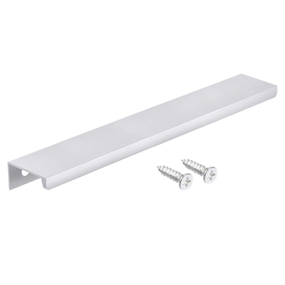 DUO ER 300mm x 32mm Aluminum Cabinet Drawer Pull, Silver Tone