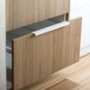 DUO ER 300mm x 32mm Aluminum Cabinet Drawer Pull, Silver Tone view 4
