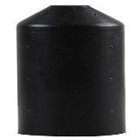 HEATSHRINK 11 mm Black Heat-Shrink End Cap, 1 Pack