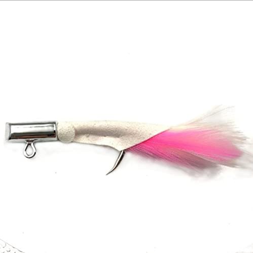 Umerk Fishing Hooks, Tuna, Bass, Str, and Trout Hooks with Feathers, Super-Strong Assist Hooks (Size 3, 21 g, 5 pcs)