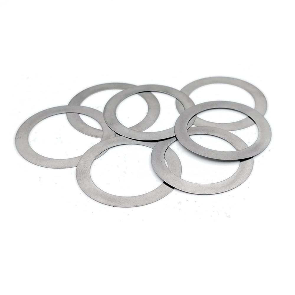 GatherTOOL 20/50-Piece SUS304 Stainless Steel Flat Washers, 1.0 mm Thick, M5–M15