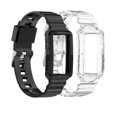 Huwokxix Silicone Replacement Band Compatible with Fitbit Charge 6/5/4/3/4 SE/3 SE