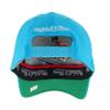 Mitchell & Ness Detroit Pistons Teal NBA Team Ground Stretch Snapback HWC Cap - One Size view 2