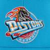 Mitchell & Ness Detroit Pistons Teal NBA Team Ground Stretch Snapback HWC Cap - One Size view 3