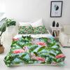ANHOPE Flamingo Duvet Cover Set, 260 x 220 cm, 3-Piece Microfiber view 1