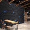 3D Black Metal Circuit Board Industrial Photo Wallpaper, 450 x 300 cm view 1