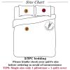 ENEN 2/3-Piece 3D Butterfly Microfiber Duvet Cover Set with Zipper, Colorful Gradient view 3