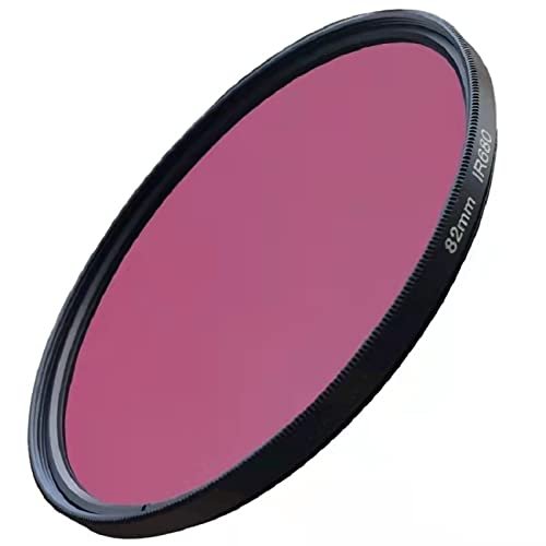 Infrared IR Filter 680nm 720nm 760nm 850nm 950nm for SLR DSLR Camera Lens, 49mm, IR720nm