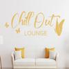 timalo Chill Out Lounge Wall Decal for Living Rooms, 30+ Satin-Matte Colors | 75044-LimeTree-M-190x58 view 1