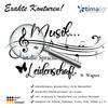 Living Room Wall Decal “Music Is the Language of Passion” with Treble Clef, 30+ Satin-Matte Colors | Aubergine, M, 130 x 58 view 4