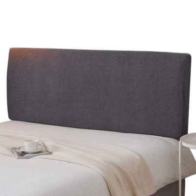 TFBH Stretch Headboard Cover, Gray, 200 cm/78 in