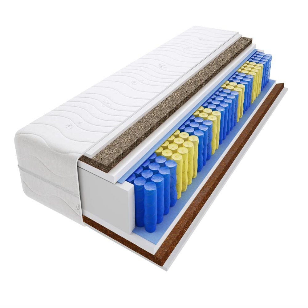 Godre 185 x 215 cm Double Mattress, H4 Firm Pocket Spring Mattress, 12 cm High, Reversible