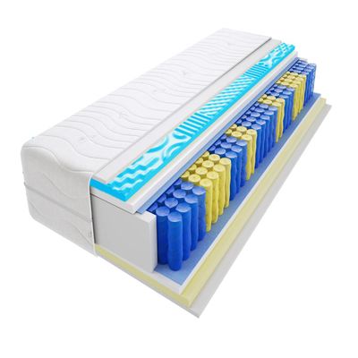 Godre 80 x 160 cm Double Mattress, H3 Medium-Firm Pocket Spring Mattress, 21 cm High