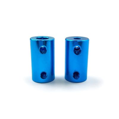 YZSM RC Car Accessory, 1pc D12/14/16 L20/25 Blue Alloy Drive Shaft Coupling, 5mm/8mm, RC Boat Gearbox DIY Part, Stepper Motor AC (Color: B 5-5 Blue)