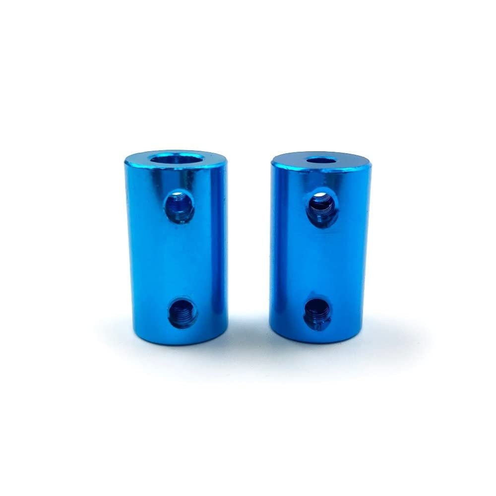 YZSM RC Car Accessory, 1pc D12/14/16 L20/25 Blue Alloy Drive Shaft Coupling, 5mm/8mm, RC Boat Gearbox DIY Part, Stepper Motor AC (Color: B 5-5 Blue)