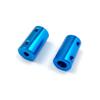 YZSM RC Car Accessory, 1pc D12/14/16 L20/25 Blue Alloy Drive Shaft Coupling, 5mm/8mm, RC Boat Gearbox DIY Part, Stepper Motor AC (Color: B 5-5 Blue) view 2
