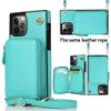 Oynyiqi Solid-Color Zipper Wallet Phone Case for iPhone 6/7/8/SE 2020/6 Plus/7 Plus/8 Plus/X/XR/XS Max/11/12/13 Pro Max, Card Holder and Wallet, Rose Gold, for iPhone 7 Plus view 3