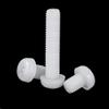 CONPHERON White Nylon Phillips Round-Head Machine Screws, M6 x 30 mm, 30 Pieces view 4