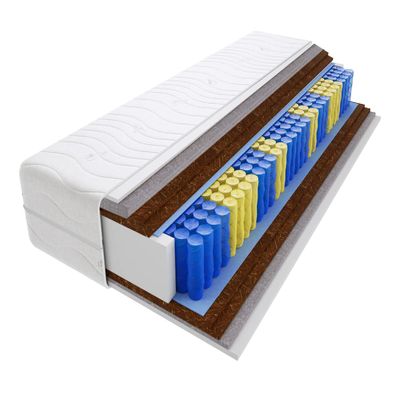 Godre 75 x 185 cm Double Mattress, H5 Very Firm Pocket Spring, 13 cm High