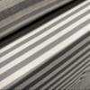 Soft Jersey Knit Fabric by the Meter, Striped, Gray / White view 1