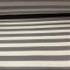 Soft Jersey Knit Fabric by the Meter, Striped, Gray / White view 2