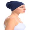 Bamboo Beanie for Women, Chemo Cap for Hair Loss, Breathable Sleep Cap, Bamboo & Cotton Head Cover (Denim) view 2