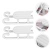 TOYANDONA 2-Piece Christmas Sleigh Ornaments, White view 2